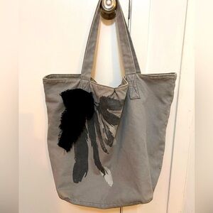 Juicy couture tote bag grey large gray vintage unique rare cool
